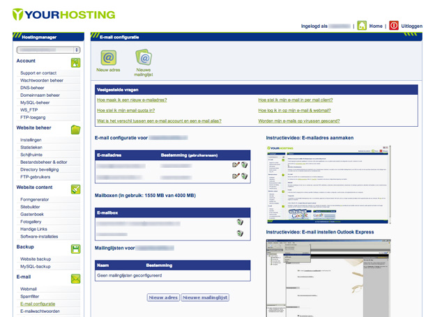 hosteurope webmailer